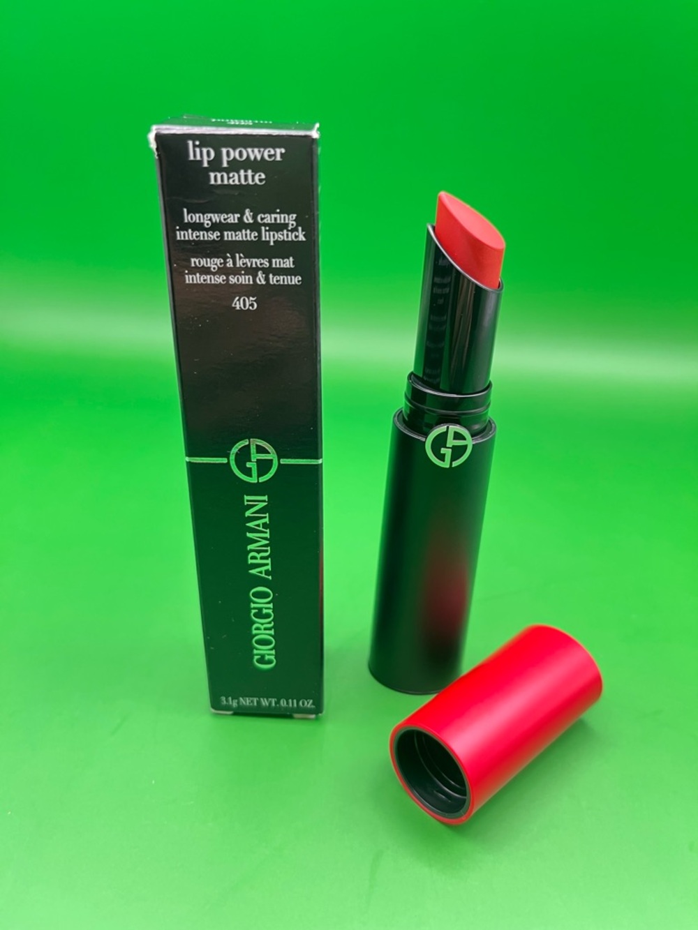 Giorgio Armani Lip Power Matte Longwear Lipstick - 405 powerful